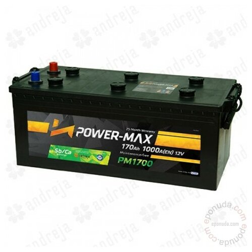 Power-max PM1700 12V 170Ah akumulator Slike