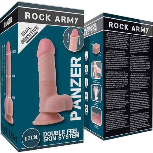 ROCK ARMY dildo rockarmy dual density panzer (17 cm)