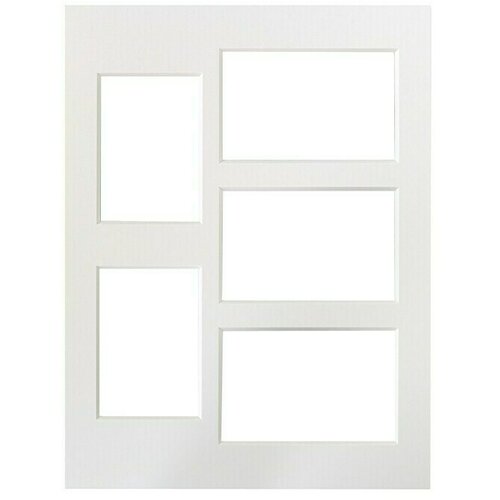 Nielsen Paspartu (Antički bijele boje, 3 slike veličine 10 x 15 cm / 2 slike veličine 9 x13 cm) Slike