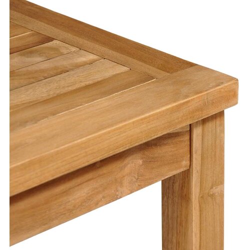  Vrtni blagovaonski set od 3 dijela 80x80 cm masivno tikovino drvo Slike