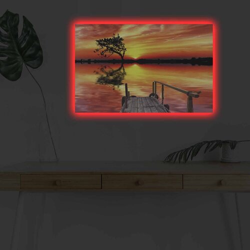 Wallity Zidna slika sa LED osvetljenjem 4570DHDACT-114, 45x70 cm Cijene