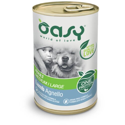 Oasy One Protein Adult pat&eacute; - jagnjetina 400 g Cene