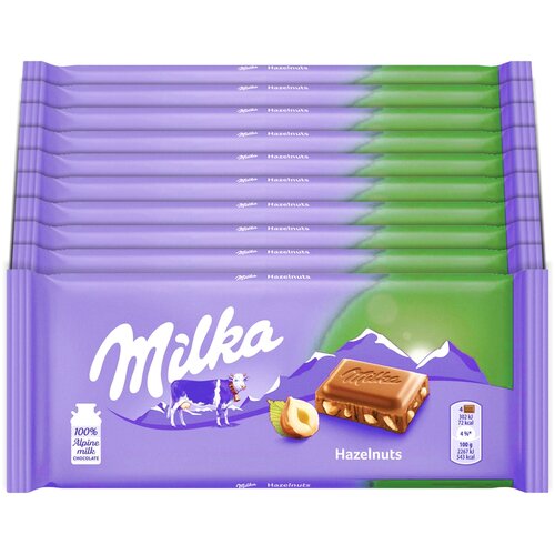 Milka čokolada sa lešnicima 80g 10 komada Cene