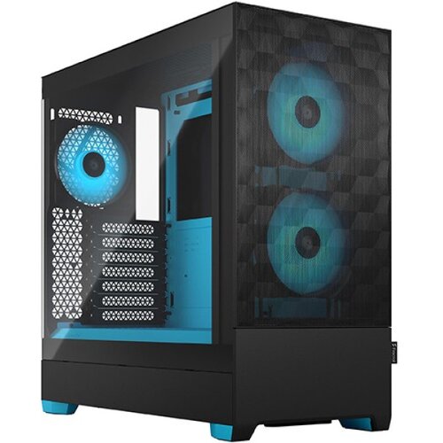 Fractal Design &amp;quot;Tower Fractal Design Pop Air RGB Cyan Core TG Clear Tint&amp;quot; Slike