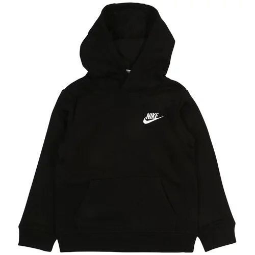 Nike Sportswear Sweater majica 'Club' crna / bijela