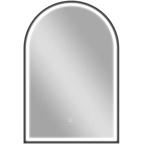  LED kupaonsko ogledalo 60 x 90 cm s rasvjetom prednje i stražnje osvjetljenje memorijska funkcija dodirni prekidač crno Slike