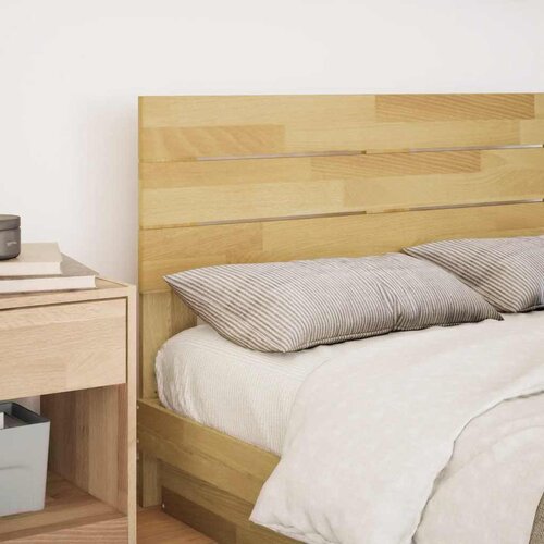 Maison Chic posteljno vzglavje - vzglavna omarica - nočna omarica 120 cm iz masivnega lesa, hrast, (21707112) Cene