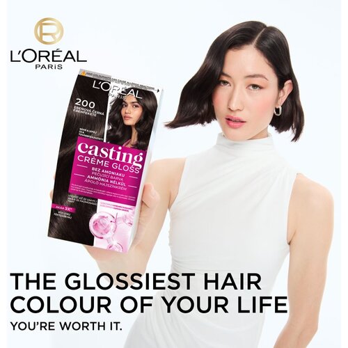 L&amp;acute;Or&amp;eacute;al Paris Casting Creme Gloss barva za lase barvani lasje vse vrste las 48 ml odtenek 550 Mahagon za ženske Slike
