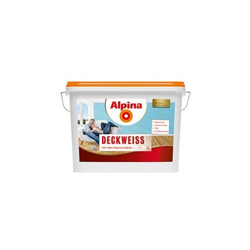 Caparol Alpina Deckweiss 10 l Slike