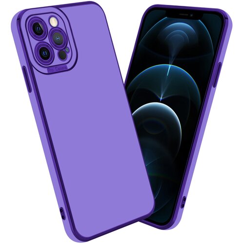 Cadorabo Ohišje, združljiv z Apple v sijajnem vijoličnem - Rose Gold - Zaščitni pokrov iz fleksibilnega silikona TPU in z zaščito pred kamero, (20603489) Cene