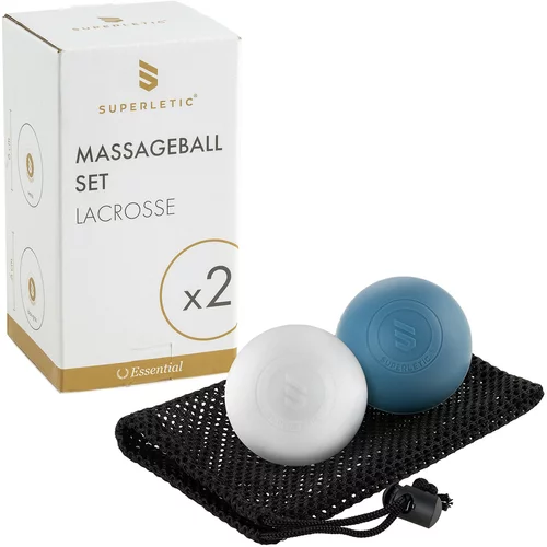 Capital Sports Dacso, komplet masažnih žogic Essential, 2 × kroglica, 6 cm (Ø), lacrosse, samo-masaža