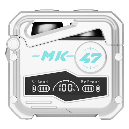INF brezžične slušalke bluetooth 5.3 igra za upravljanje na dotik white, (21545733) Cene
