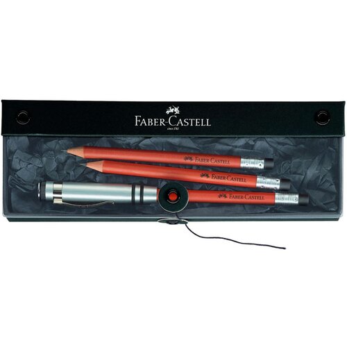 Faber-Castell Darilni pisalni set Faber-Castell, svinčnik Perfect, rjav Cene