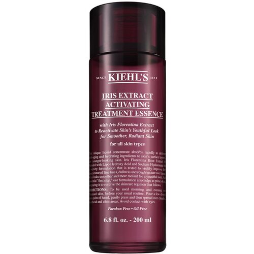 Kiehl's Iris Extract Activating Treatment Essence vlažilna esencialna voda za vse tipe kože, vključno z občutljivo kožo 200 ml Cene