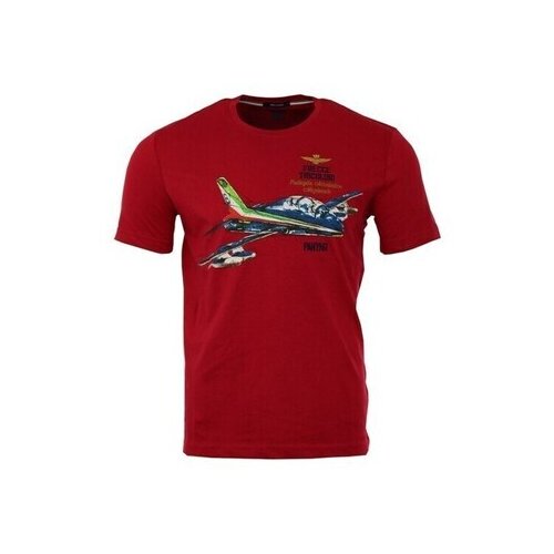 Aeronautica Militare Majice s kratkimi rokavi TS2080J53819299 Rdeča Cene