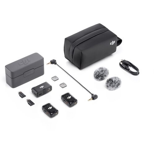 Dji Mikrofon (2 TX + 1 RX+ Charging Case) Slike