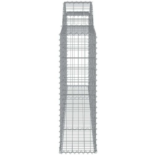  Lučne gabionske košare 2 kom 300x30x100/120cm pocinčano željezo Cijene