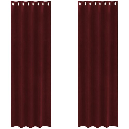  Zavjese za zamračivanje 2 pcs Vinska crvena 140 x 260 cm Bar&amp;scaron;un Slike