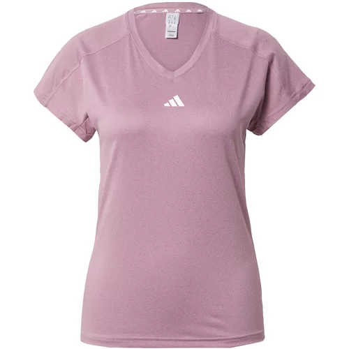 Adidas Tehnička sportska majica 'Train Essentials' sivkasto ljubičasta (mauve) / bijela