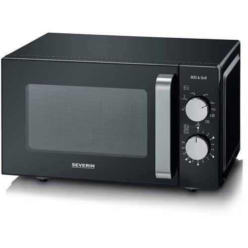 Severin MW7762 Mikrovalna s grilom 800 W W, 20 litara, 1000 gril, keramicki dno, crno-inox. Cijene