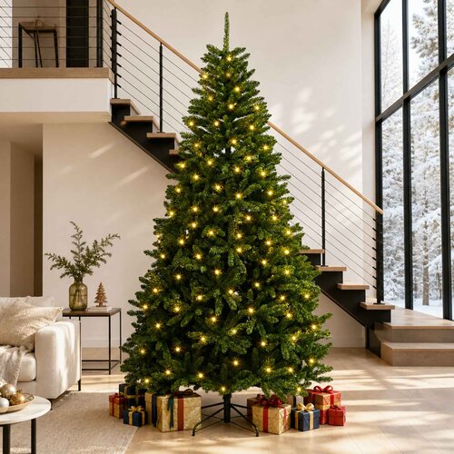  Umjetno božićno drvce s nogom 300 cm 1000 LED lampica Slike