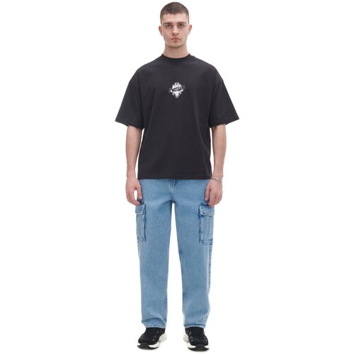 Cropp muška majica kratkih rukava s printom - Crna  1326Z-99X Cijene