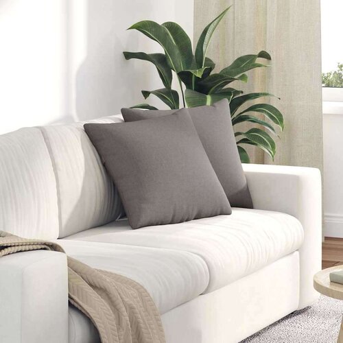 vidaXL jastučići za sofu 2 pcs sivo-smeđa 45 x 45 cm tkanina Cijene