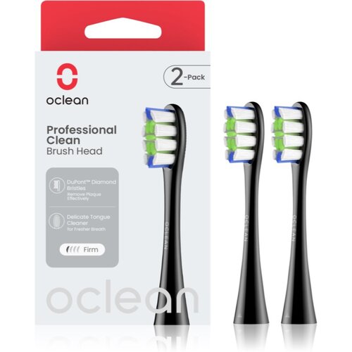 Oclean Zamenska glava za električnu četkicu P1C5 553857, 2 komada, Crna Cene