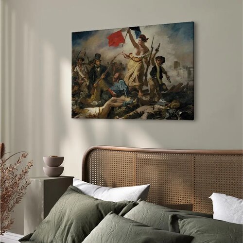  Slika - Eug&amp;egrave;ne Delacroix &amp;ndash; Liberty Leading the People 90x60 Standard Slike