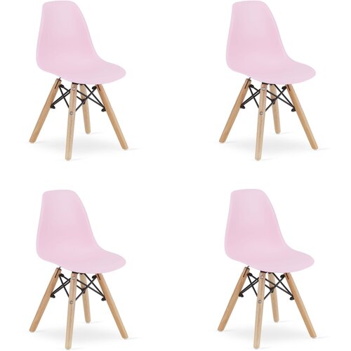 Brandless ZUBI stol - roza x 4, (22044542) Cene