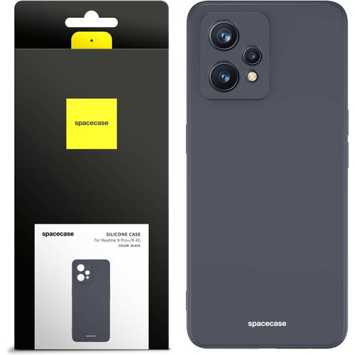 Spacecase SILIKONSKI OVITEK ZA REALME 9 4G 9 PRO+ ČRN, (21962198) Cene