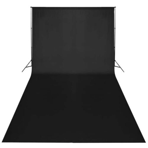  Komplet fotografske opreme sa svjetlima softbox i pozadinom Crna 600 x 300 cm Slike