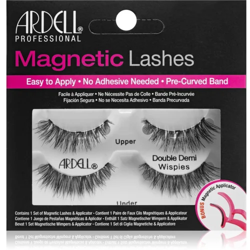 Ardell Magnetic Double Demi Wispies umjetne trepavice 1 kom nijansa Black