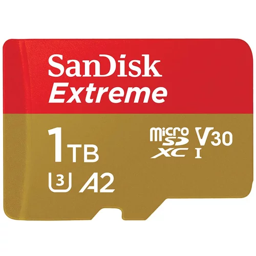Sandisk SANDIS spominska kartica + SD Adapter Extreme microSDXC 1TB UHS-I U3
