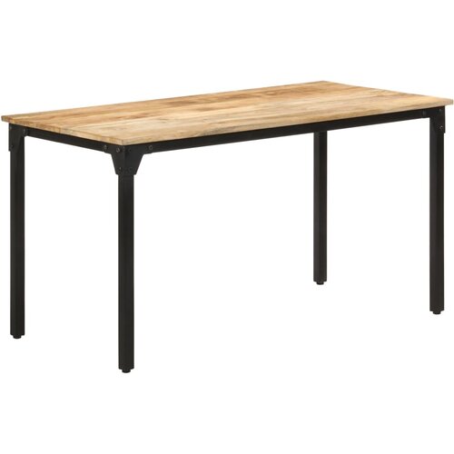  Blagovaonski stol 140 x 70 x 76 cm od grubog drva manga Slike