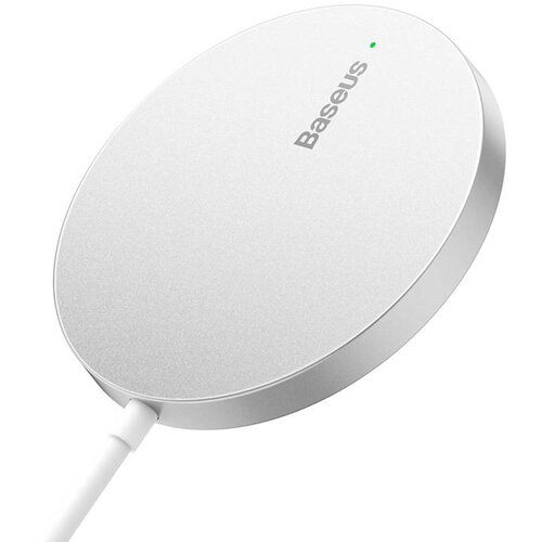 Baseus Magnetni brezžični polnilnik Simple Mini3 15W (srebrn), (20628772) Cene