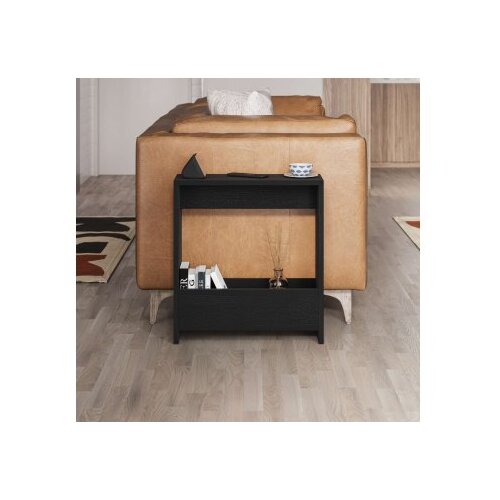 Hanah home pomoćni stočić simpi black wood Cene