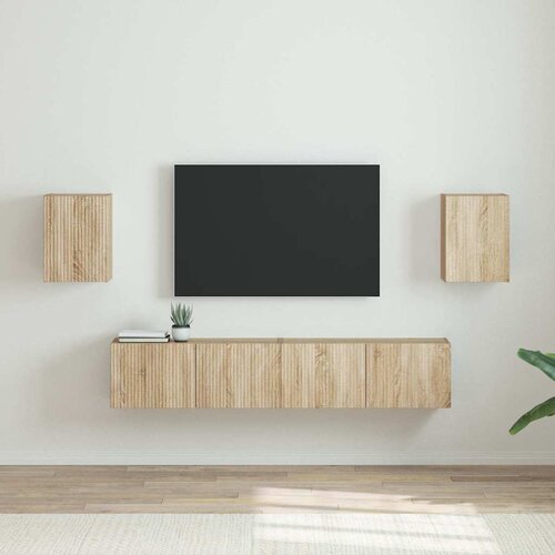 TV zidni ormar 2 pcs Sonoma 30 x 31 x 40 cm Konstruirano drvo Cijene