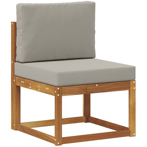  Set vanjskih sofa 10 kom. Prirodna i svijetlo siva Slike