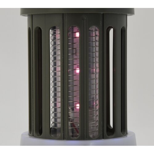  LED Prenosna punjiva lampa sa hvatačem insekata LED/2W/1800mAh/3xAAA IPX4 zelena Slike