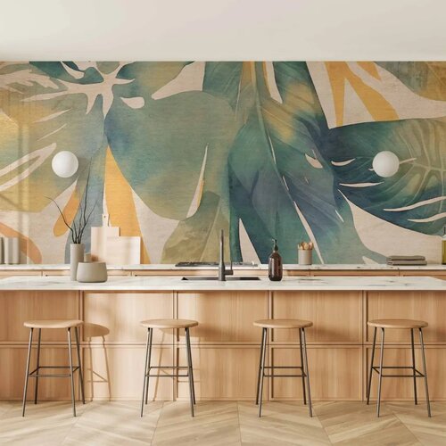 Foto tapeta - Watercolour Tropics 450x315 Cene