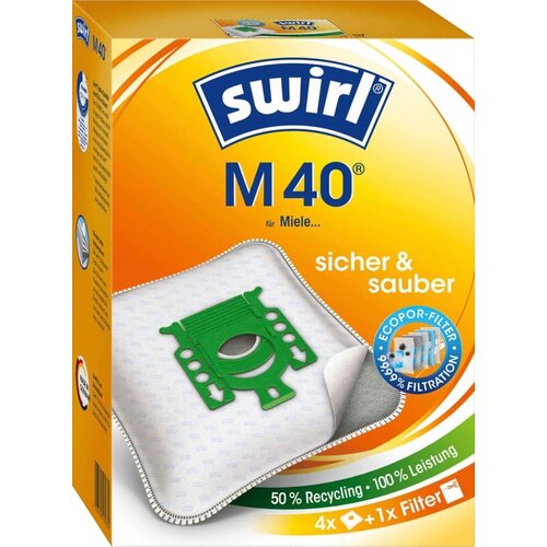 SWIRL EcoPor&reg; vrečke za sesalnike M 40 - 4 kos. Cene