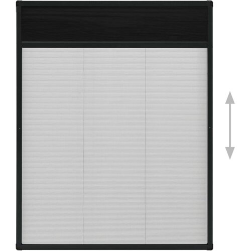  Zaslon protiv insekata za prozore antracit 80x100 cm aluminij Slike