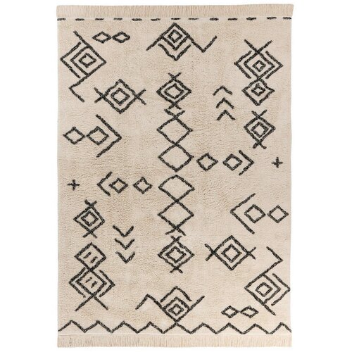 Kayoom PREPROGA Mylen 325 Creme / Schwarz 160/230 cm krem barve, črna Cene