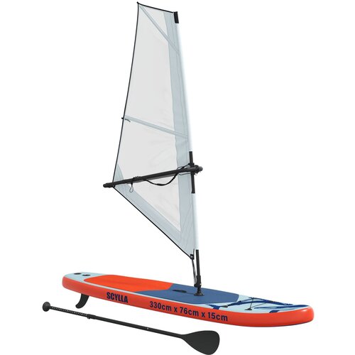 Naduvivi SUP s jedrom SCYLLA 330 x 76 x 15 cm Plava za Slike