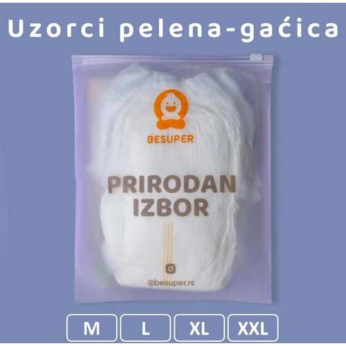 BeSuper uzorci pelene-gaćice - xxl (15+ kg) Cene