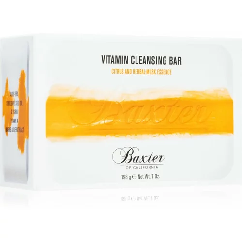 Baxter Of California Vitamin Cleansing Bar Citrus and Herbal-Musk hranjivi tekući sapun 198 g
