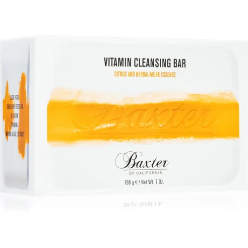 Baxter Of California Vitamin Cleansing Bar Citrus and Herbal-Musk hranjivi tekući sapun 198 g