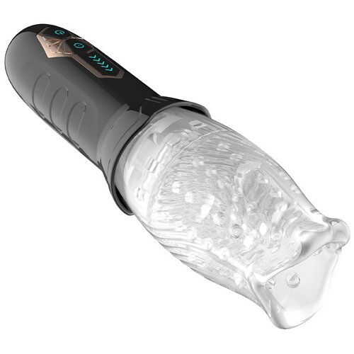 Rimba Toys Orgastobator 01 Male Masturbator Black & Transparent Cene