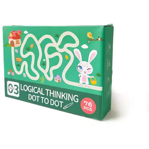 MAGIO Pametna radna sveska Logical Thinking dot to dot Zeka Slike